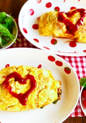 昭和レトロな喫茶店の味♡オムライス-レシピのメイン写真