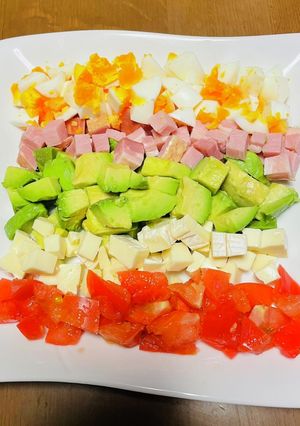 家にあるもので！なんちゃってコブサラダ-レシピのメイン写真