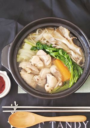 簡単~舞茸鶏鍋スープ-レシピのメイン写真