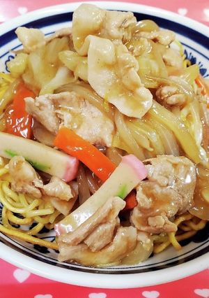 野菜たっぷりとろ～りあん♪揚げ焼きそば-レシピのメイン写真