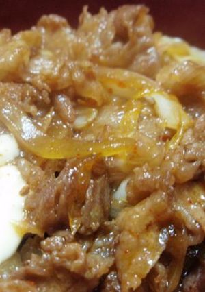 豚肉のポン酢ピリ辛丼-レシピのメイン写真
