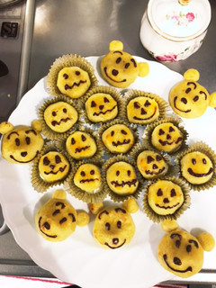 スイートポテト ハロウィンプーさん-レシピのメイン写真