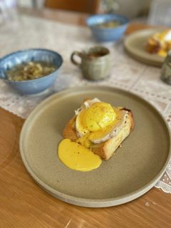 シフォンケーキでエッグベネディクト-レシピのメイン写真