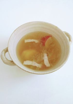 さつまいもとベーコンのコンソメスープ-レシピのメイン写真