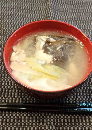 ヒラメのあら汁-レシピのメイン写真