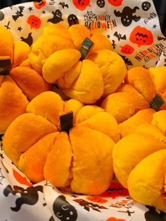 チョコチップ入りかぼちゃパン♡-レシピのメイン写真