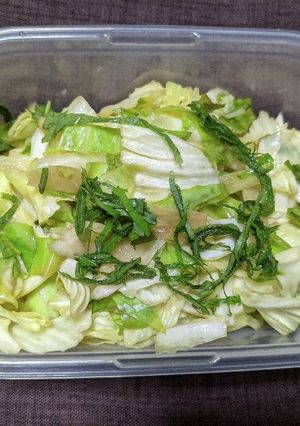 キャベツと大葉のホットサラダ-レシピのメイン写真