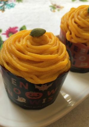 かぼちゃのカップケーキ-レシピのメイン写真