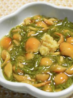 なめことめかぶの酢の物-レシピのメイン写真