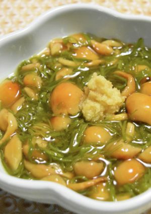 なめことめかぶの酢の物-レシピのメイン写真