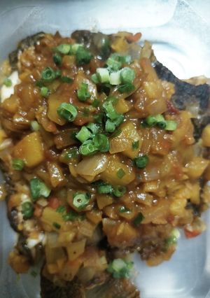 蒸魚の甘酢だれចៀនត្រីជូរអែម-レシピのメイン写真