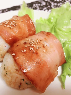 ベーコン巻きチーズおにぎり-レシピのメイン写真