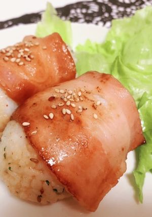 ベーコン巻きチーズおにぎり-レシピのメイン写真