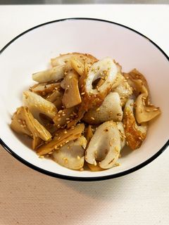 時短ちくわとメンマのゴマ油炒め-レシピのメイン写真