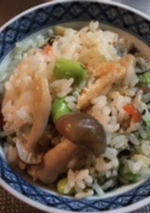 残り物焼き鳥の炊き込みご飯-レシピのメイン写真