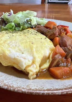 オムライスのカレー-レシピのメイン写真