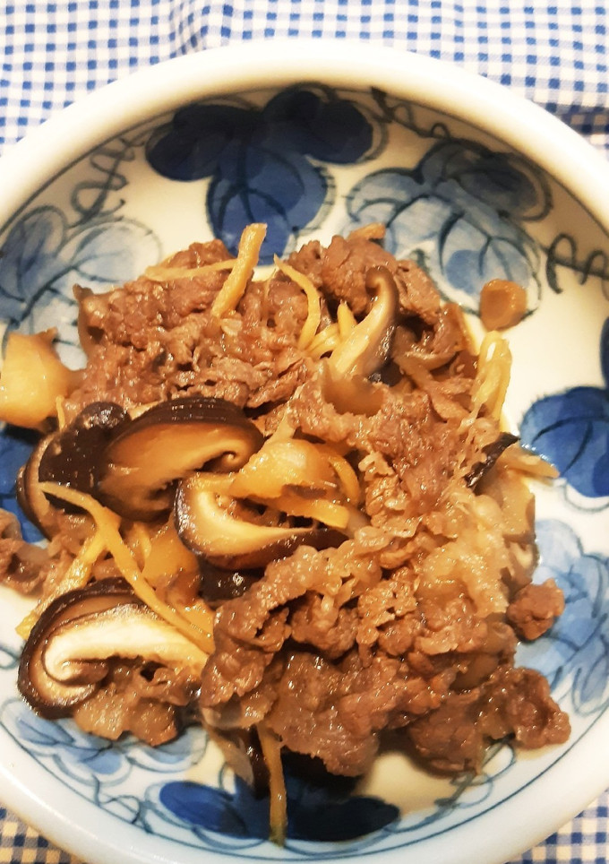 牛肉ときのこのしぐれ煮風-レシピのメイン写真