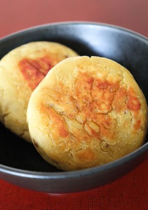 おやつランチ♪モチモチ♪米粉さつま芋もち-レシピのメイン写真