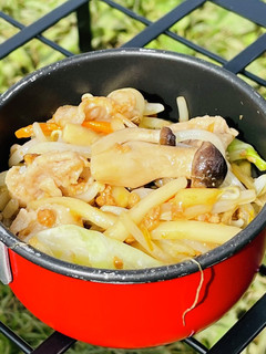 ホットプレートで焼きうどん-レシピのメイン写真