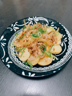 ★お母さんの愛情★長イモと豚肉の炒め煮♪-レシピのメイン写真