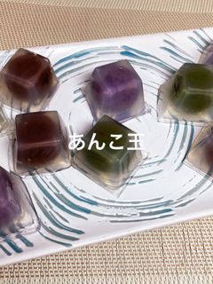 あんこ玉寒天-レシピのメイン写真