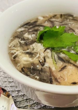 卵白消費♡ひじきと豆腐のスープ-レシピのメイン写真