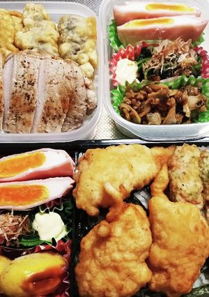 高校生息子＆旦那弁当（10/25）-レシピのメイン写真