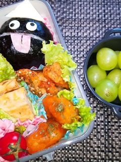 娘のハロウィンお弁当 R3.10.25-レシピのメイン写真