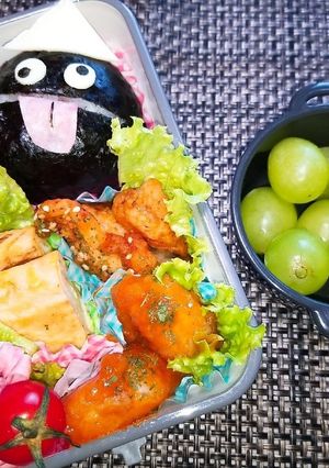 娘のハロウィンお弁当　R3.10.25-レシピのメイン写真
