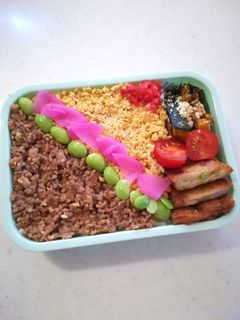 高校生のそぼろ弁当 2021.10.25-レシピのメイン写真