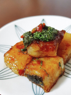 四角い魚❢鱈の梅照り焼き-レシピのメイン写真