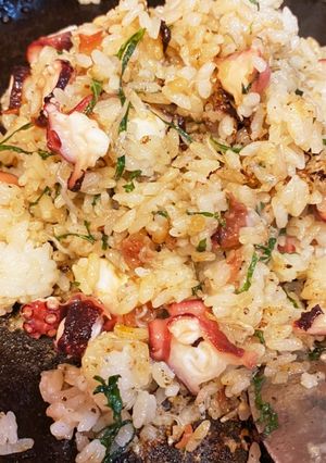 梅香る香ばしじゃこのタコ飯炒め-レシピのメイン写真