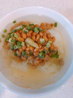 わさびがツーンと旨い!納豆のだし茶漬け-レシピのメイン写真