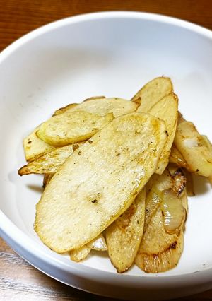 マコモのいしりバターガーリック炒め-レシピのメイン写真