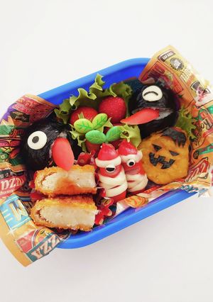 簡単ハロウィンお弁当！-レシピのメイン写真