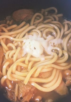 チーズダッカルビ風煮込みうどん-レシピのメイン写真