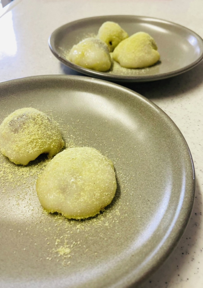 簡単！一口サイズのうぐいすもち(^^)-レシピのメイン写真