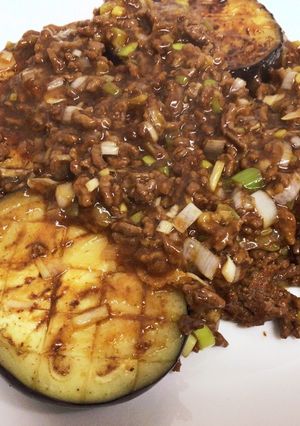 米ナスステーキの麻婆ソースがけ-レシピのメイン写真