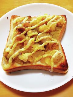 焼き芋マヨトースト-レシピのメイン写真