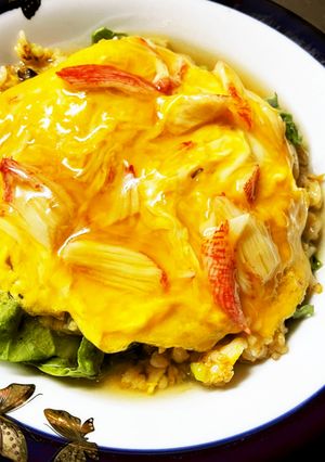 トロふわ♡キムチ入り天津炒飯-レシピのメイン写真