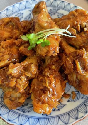 長ネギたっぷり中華風鶏手羽元#ピリ辛旨煮-レシピのメイン写真