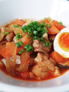 超簡単!鶏もも肉のトマトソースうどん!!-レシピのメイン写真