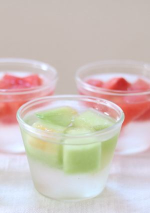 🍈夏にぴったり🍉冷んやりフルーツゼリー-レシピのメイン写真