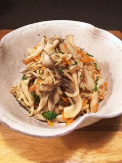 舞茸と切干大根のバター炒め-レシピのメイン写真