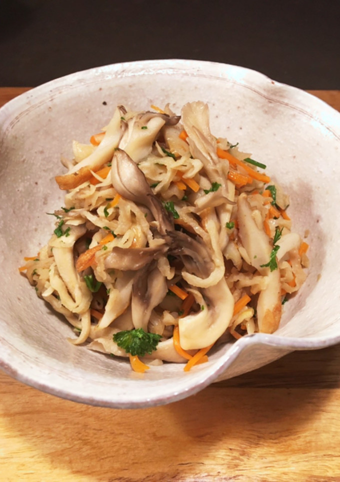 舞茸と切干大根のバター炒め-レシピのメイン写真