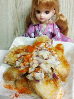 リカちゃん♡シイラのサクっと揚げ+玉マヨ-レシピのメイン写真