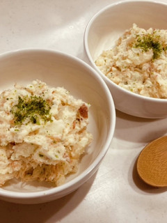 お弁当にも!!超簡単和風梅ポテサラ-レシピのメイン写真