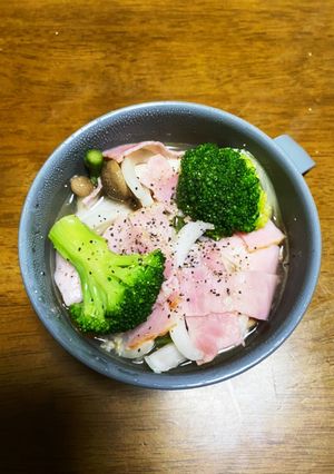 オートミールでコンソメ野菜スープ。-レシピのメイン写真
