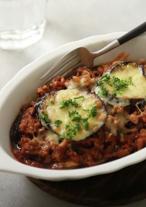 ナスとひき肉のトマチリグラタン-レシピのメイン写真