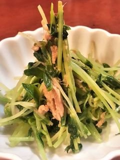 豆苗のシーチキン炒め-レシピのメイン写真